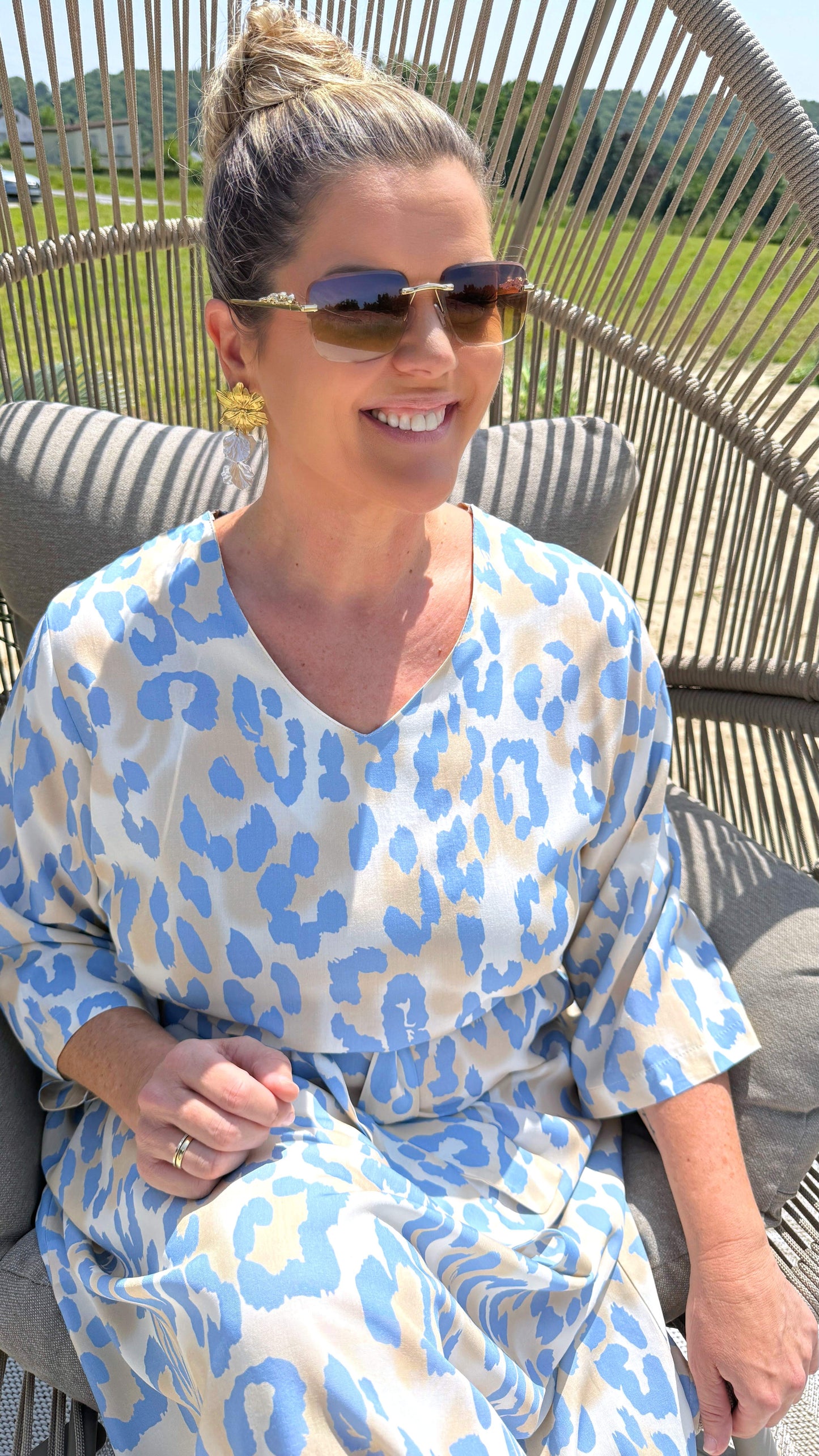 Kleid Safari Fever *Blau*