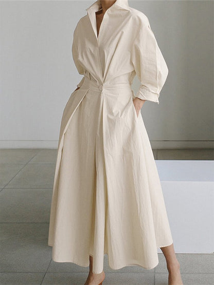 Damen Abendkleid Mit Stehkragen | Midi