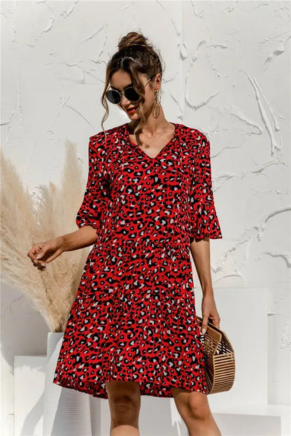 Sommerkleid Mit Tiefer Taille Für Damen | Mini
