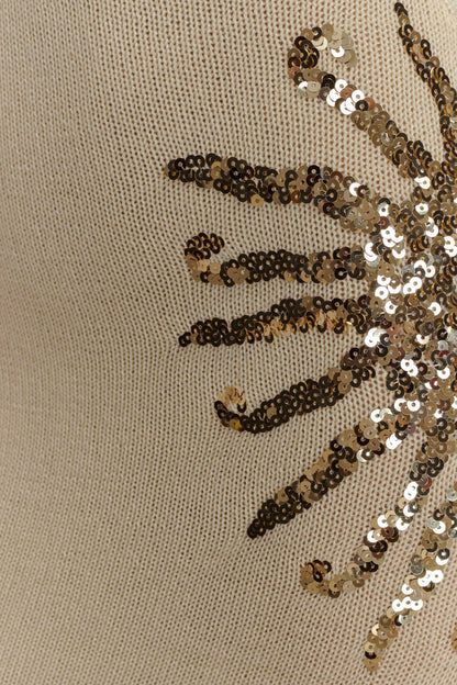 Ellington Strick-Maxikleid mit Pailletten