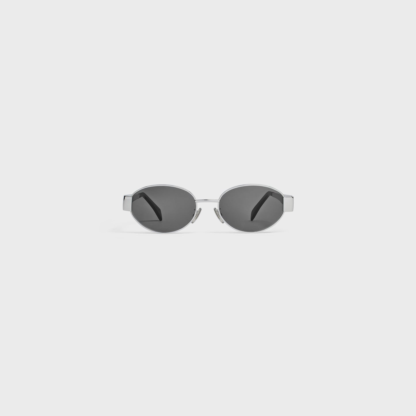Oval Sonnenbrille mit Triomphe-Detail