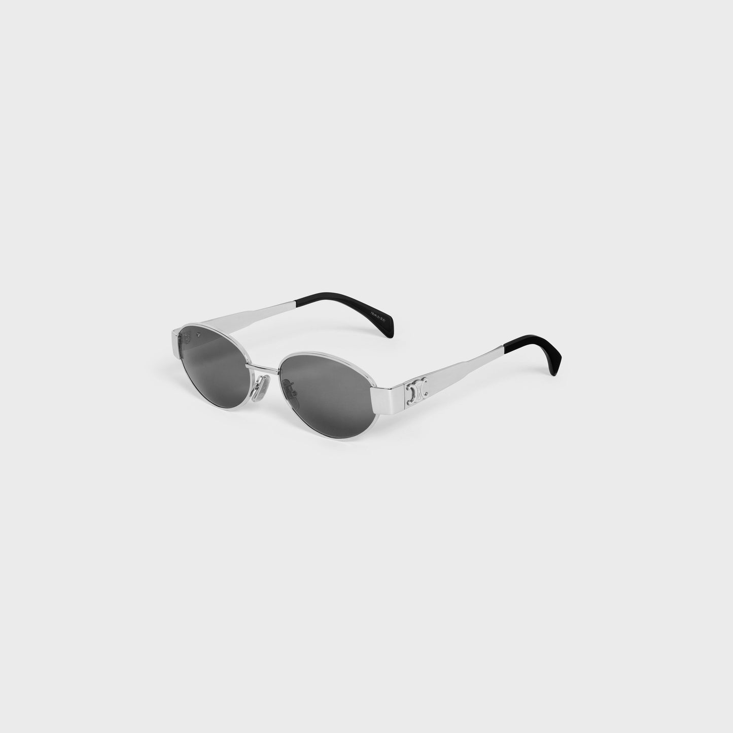 Oval Sonnenbrille mit Triomphe-Detail