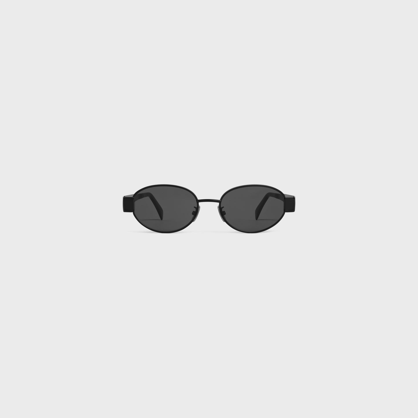 Oval Sonnenbrille mit Triomphe-Detail