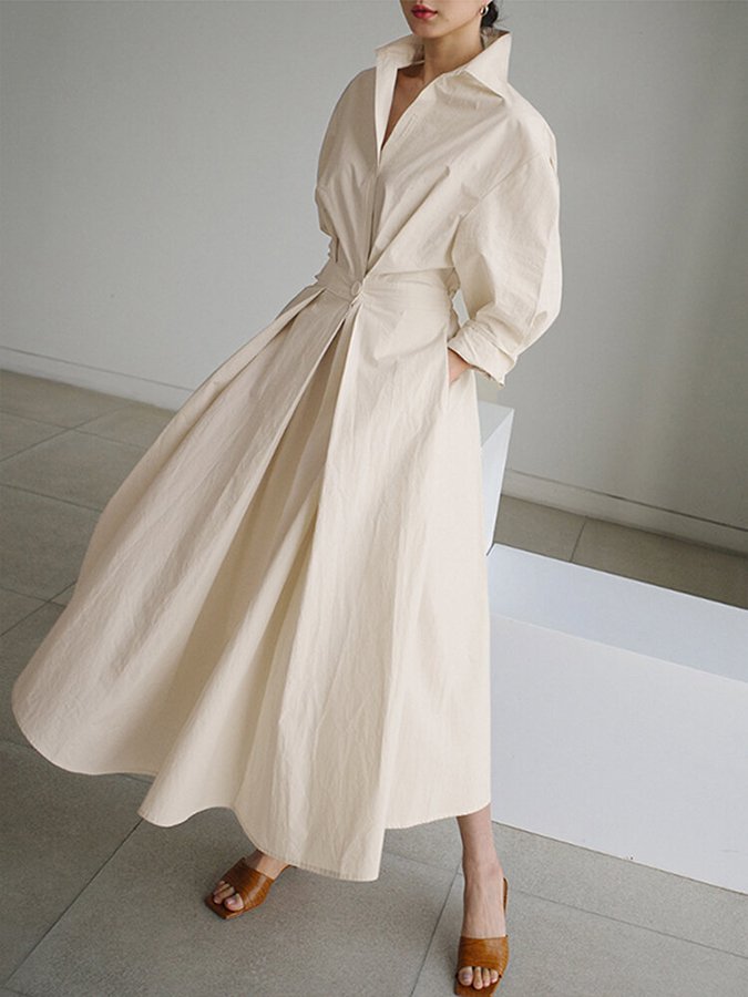 Damen Abendkleid Mit Stehkragen | Midi