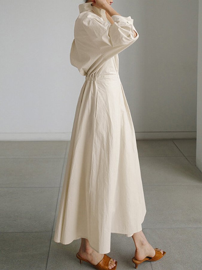 Damen Abendkleid Mit Stehkragen | Midi