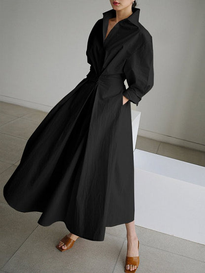 Damen Abendkleid Mit Stehkragen | Midi