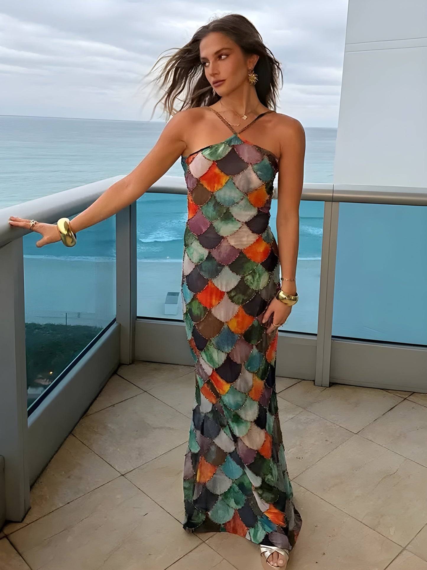 Halter Meerjungfrauenkleid