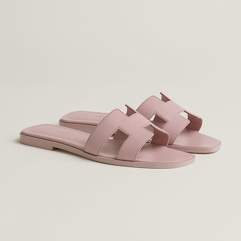 Elegante H-Cut Slide-Sandalen in Weiß