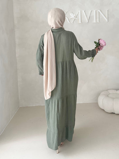 Musselin Boho Kleid