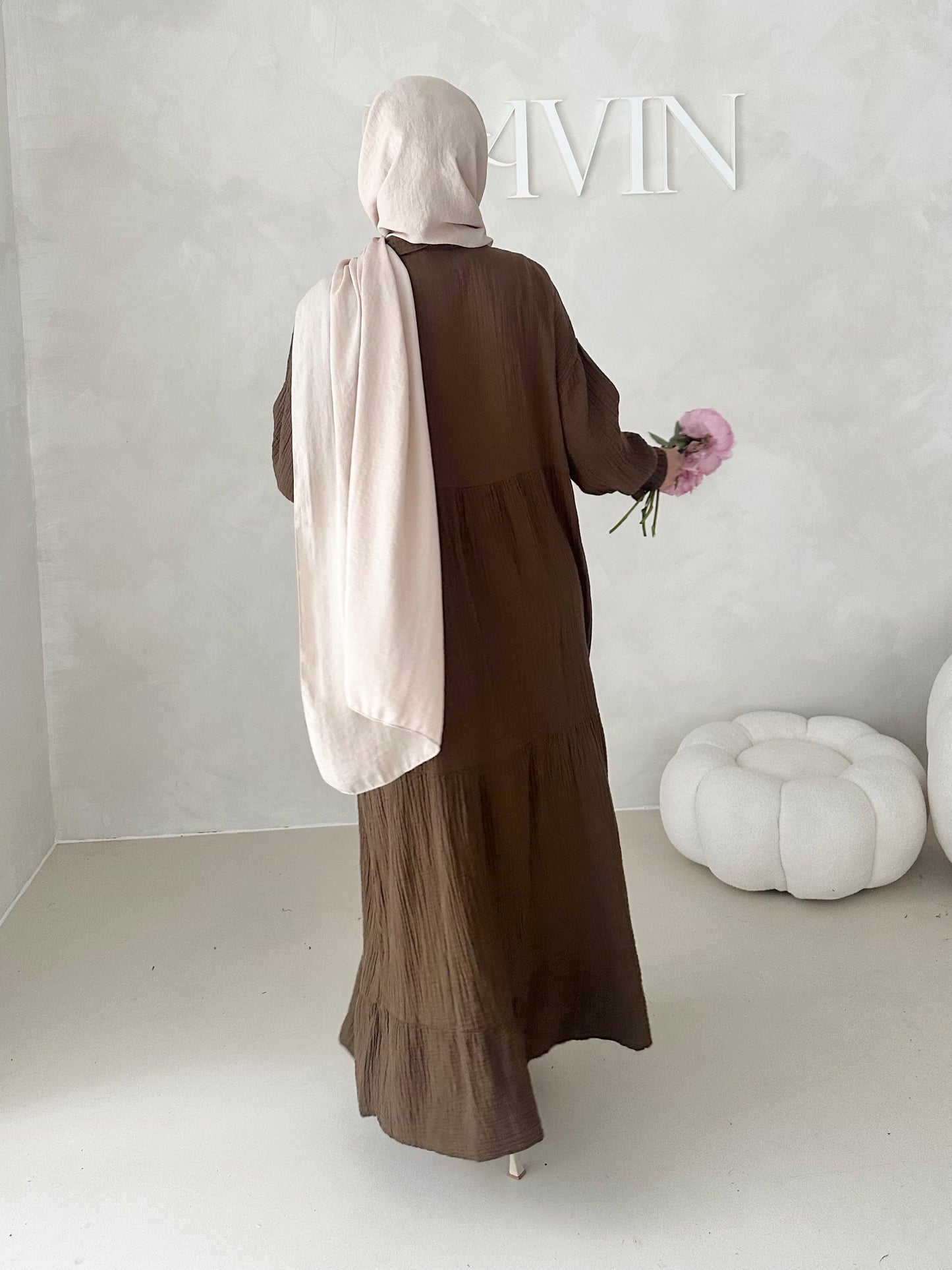 Musselin Boho Kleid