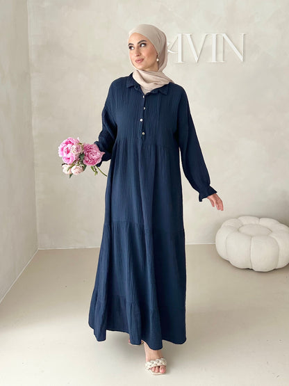 Musselin Boho Kleid