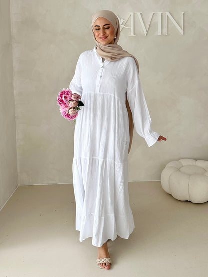 Musselin Boho Kleid