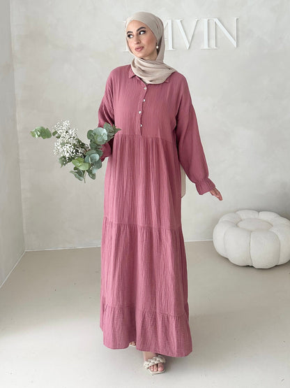 Musselin Boho Kleid