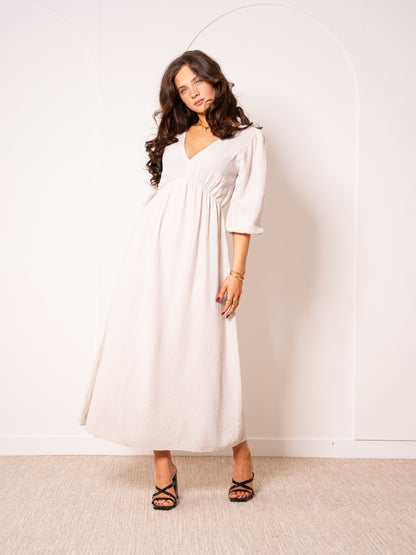 Musselin Midikleid Milos