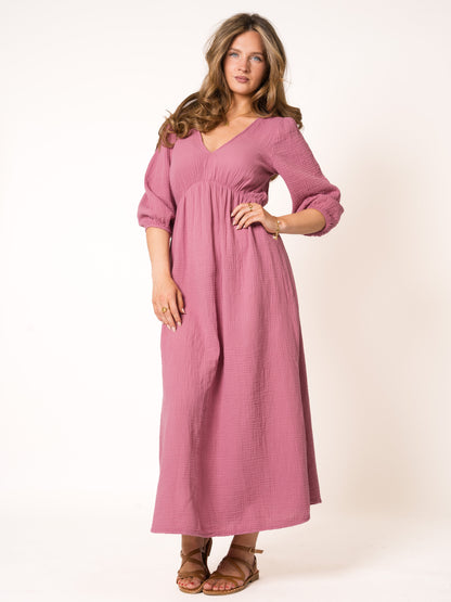Musselin Midikleid Milos